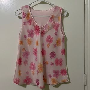 floral tank top